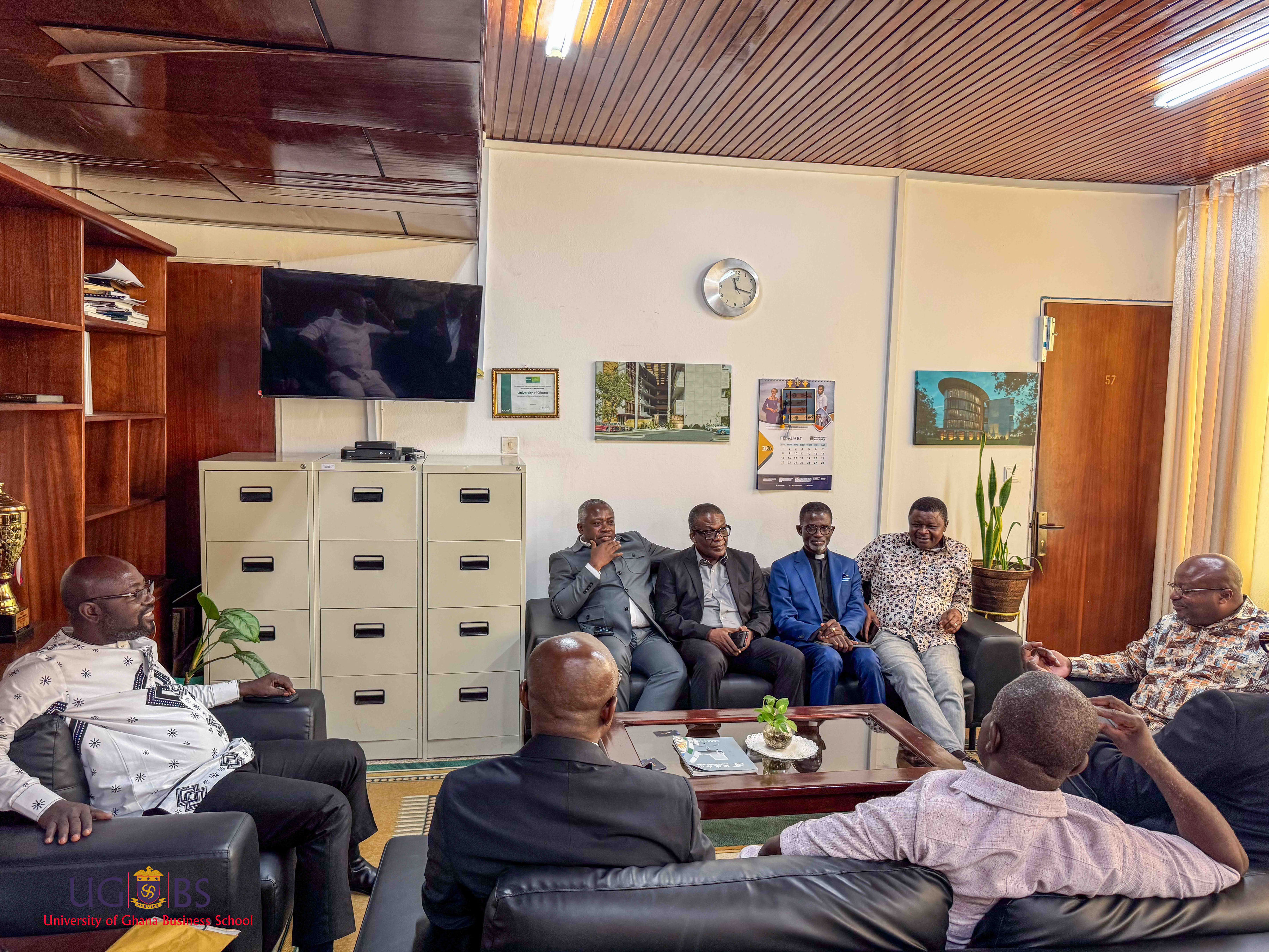 DEAN OF UGBS, PROF. ERNEST Y. TWENEBOAH-KODUAH COMMISSIONS NEWLY REFURBISHED SENIOR/JUNIOR COMMON ROOM