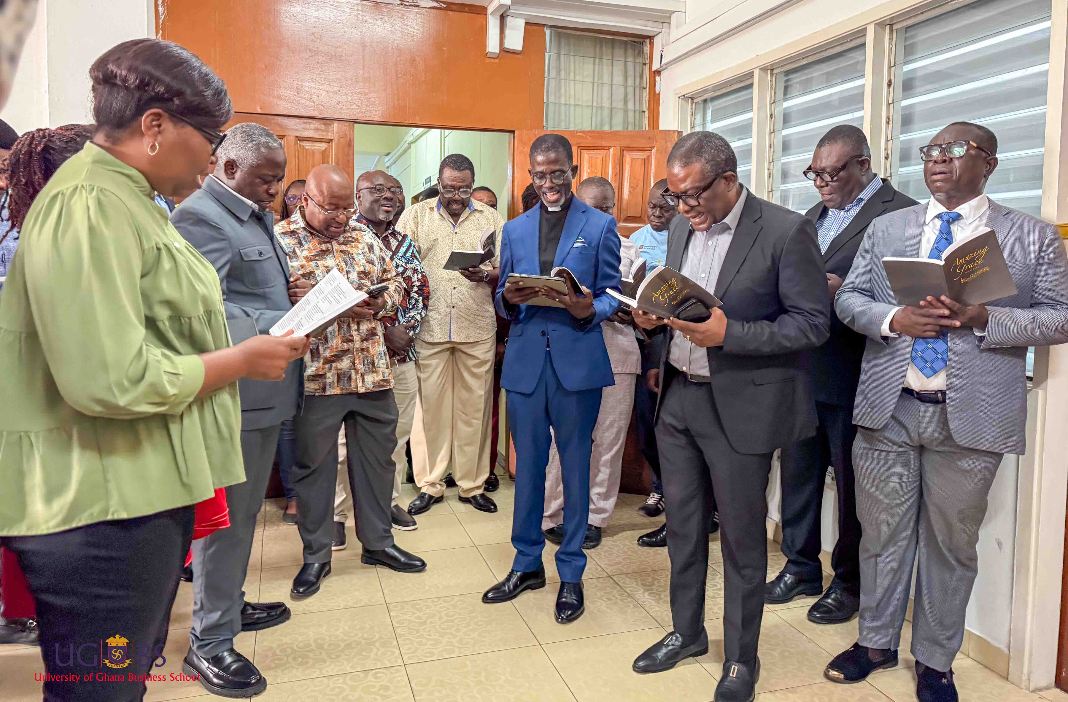 DEAN OF UGBS, PROF. ERNEST Y. TWENEBOAH-KODUAH COMMISSIONS NEWLY REFURBISHED SENIOR/JUNIOR COMMON ROOM