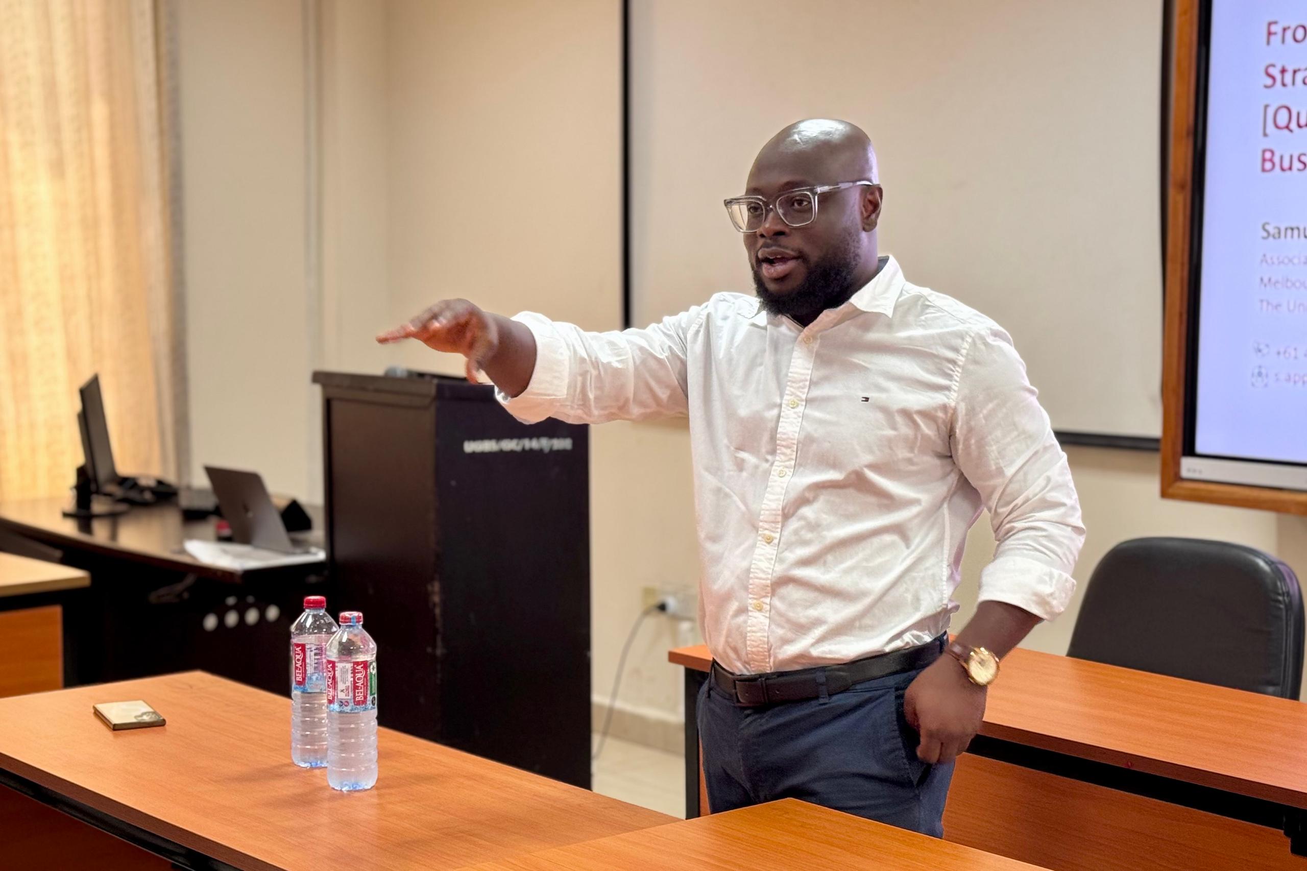 UGBS PhD Programmes Unit Organises Seminar on Publishing Qualitative Research in Top Business Journals