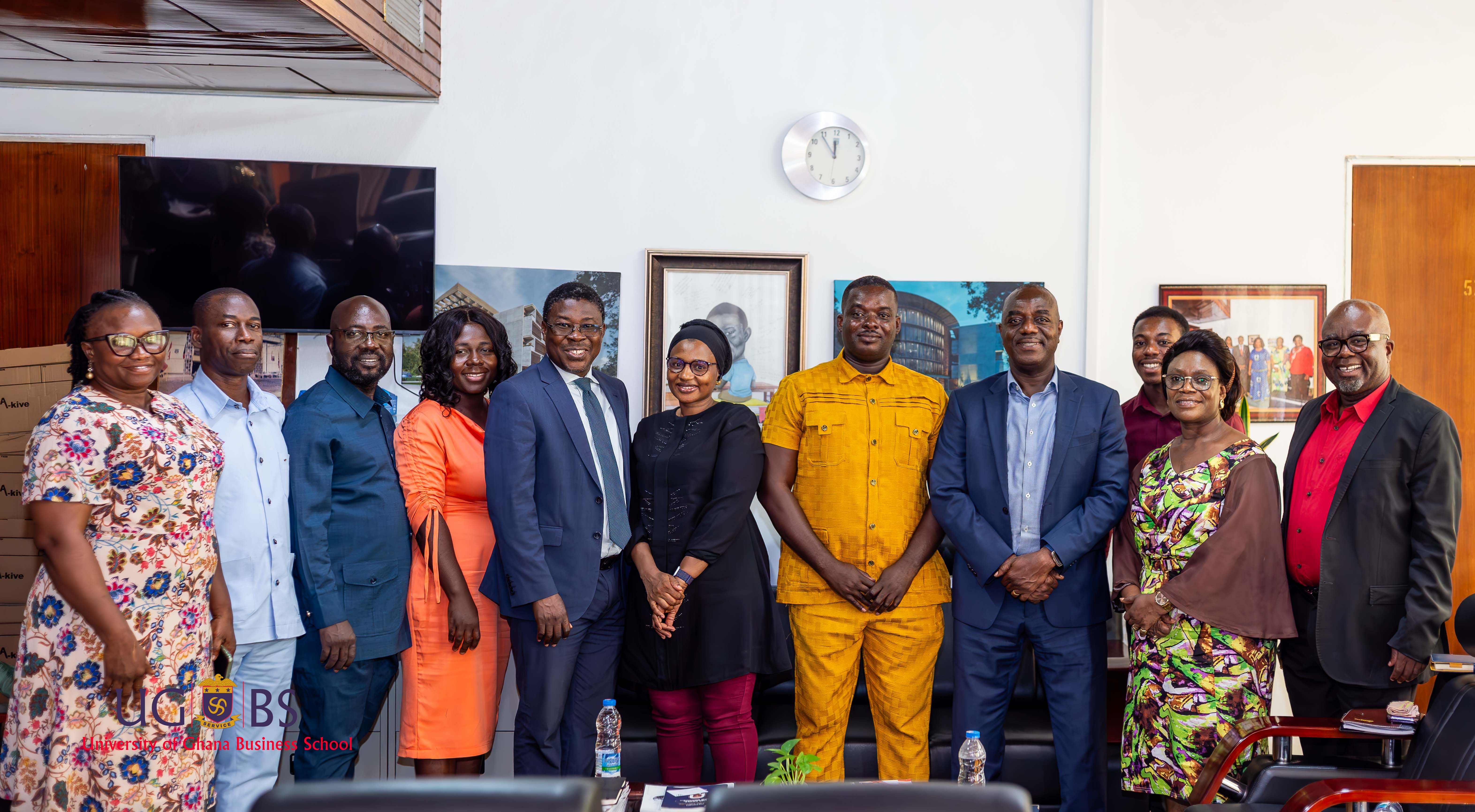 UGBS Alumni Association Executives Pay Courtesy Visit to the Dean 