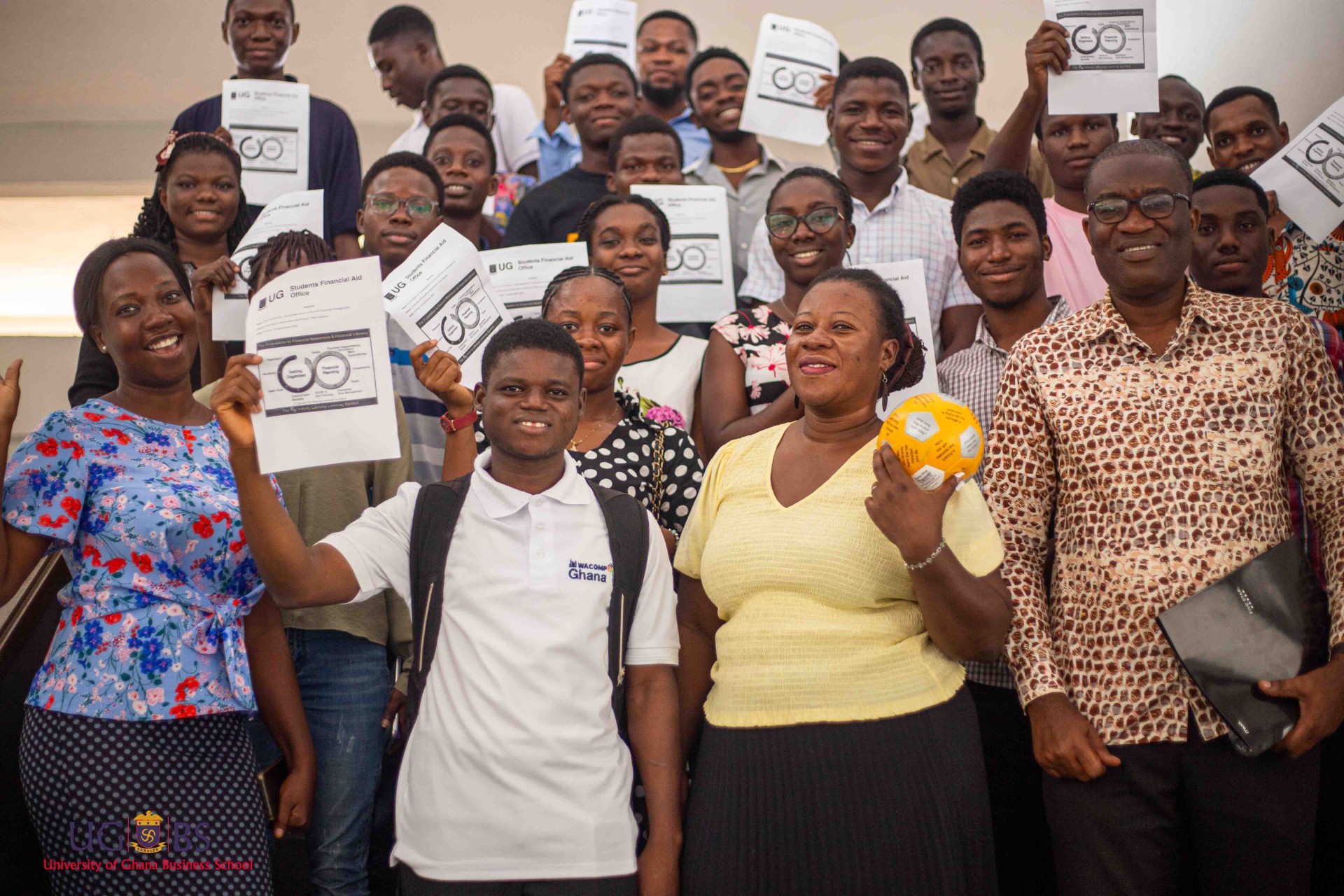 Dr. Benjamin Amoah, FLEAG President, Engages Beneficiaries of UG Financial Aid on Personal Finance 