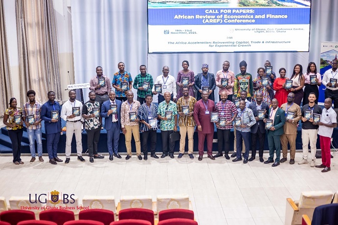 UG-BoG Chair in Finance and Economics Launches New Book on Africa’s Financial Future at the AREF   Conference 