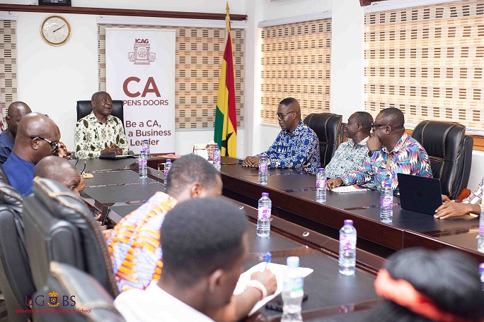 UGBS Department of Accounting Meets ICAG to Strengthen Collaboration 