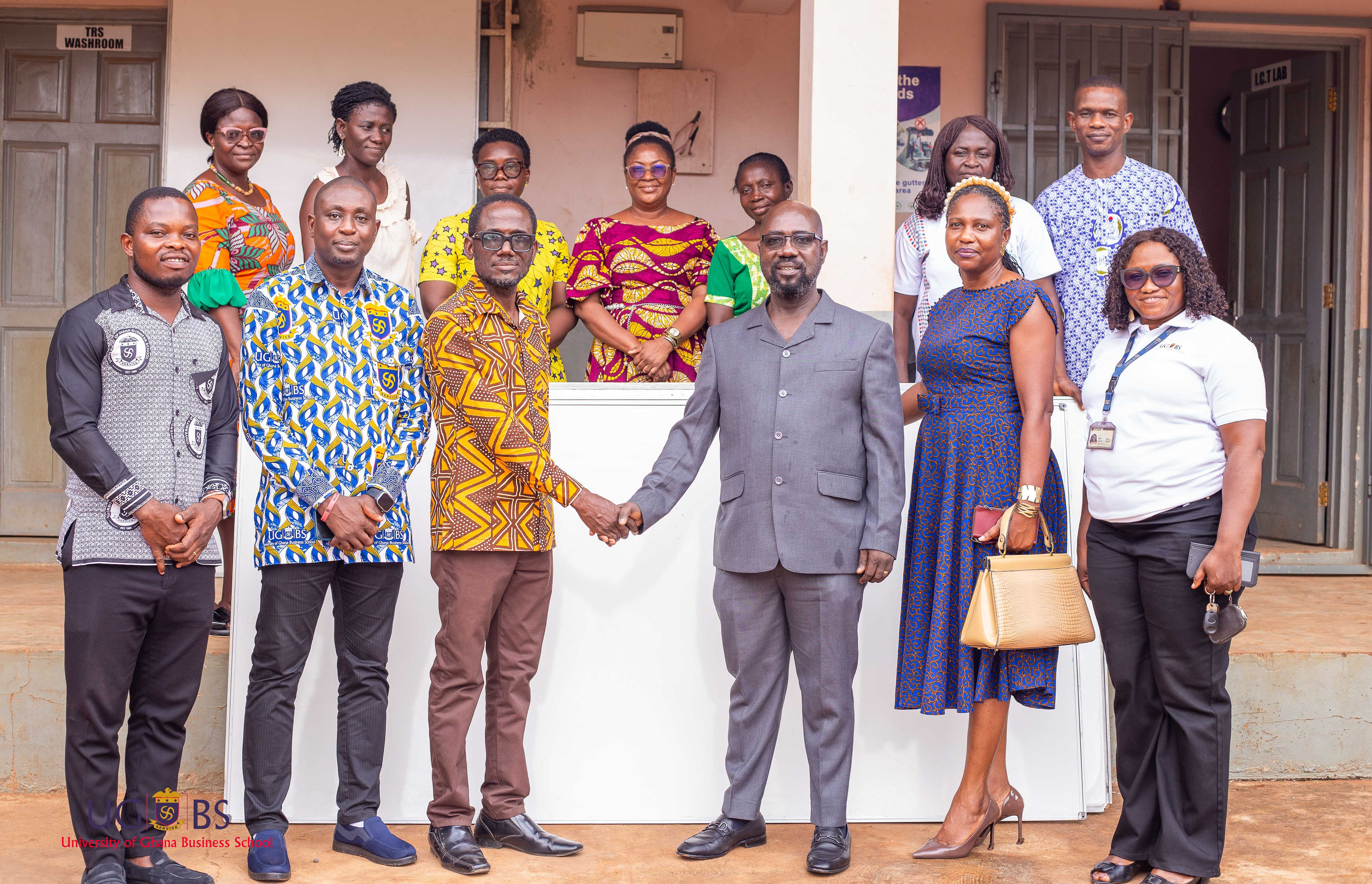 Dean of UGBS Donates Whiteboards to Basic Schools in Ayawaso West Wuogon