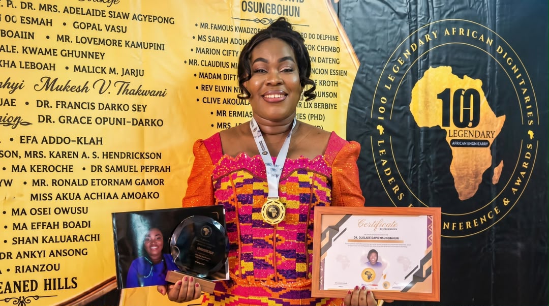 UGBS Alumnus, Dr. Joyce Emefa Addo-Klah Honored at Africa’s 100 Legendary Awards in Rwanda 