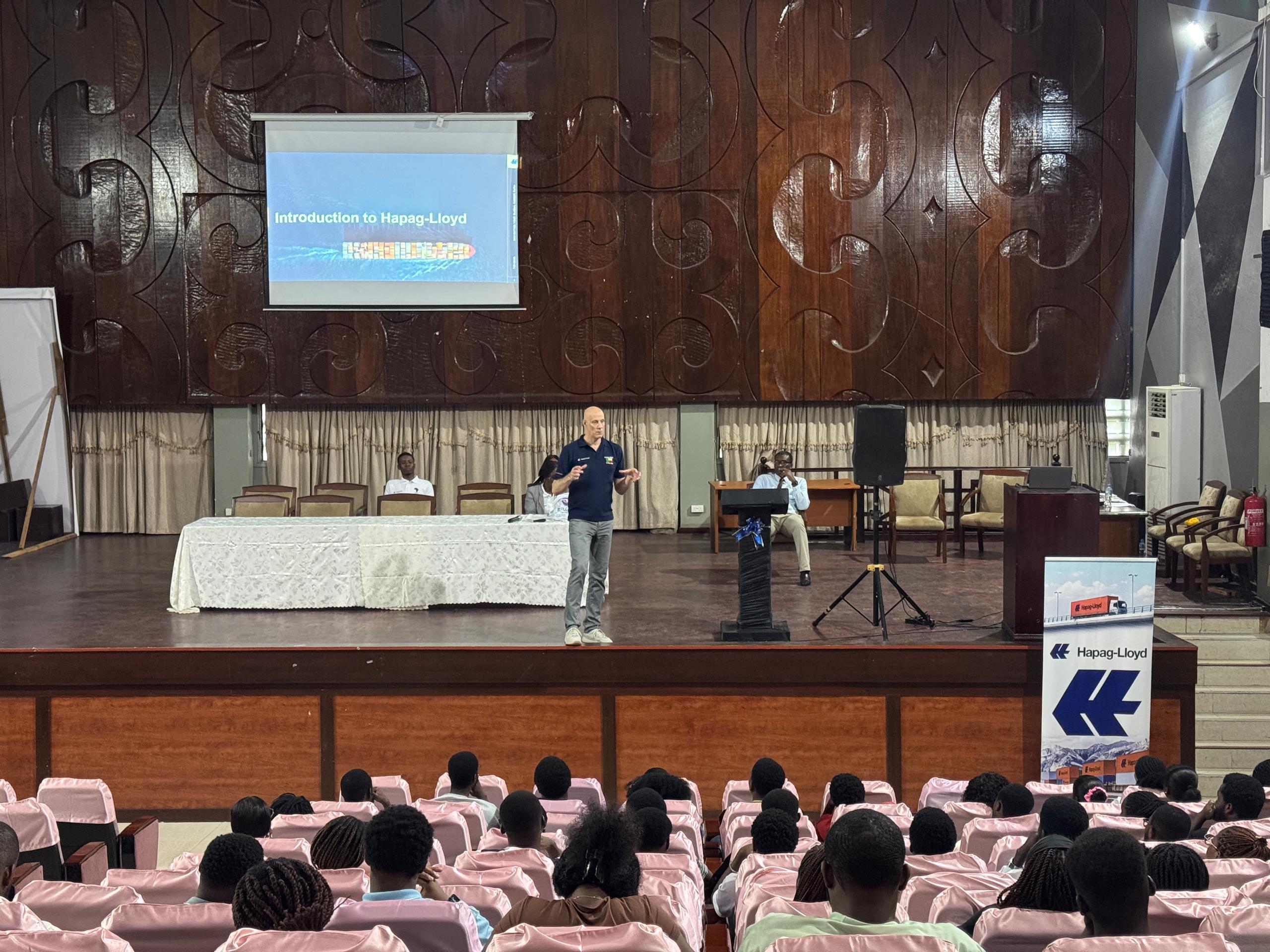 FA Association and FINSA in collaboration with Hapag-Lloyd Ghana, host a National Service & Career Opportunity Engagement for UGBS Students