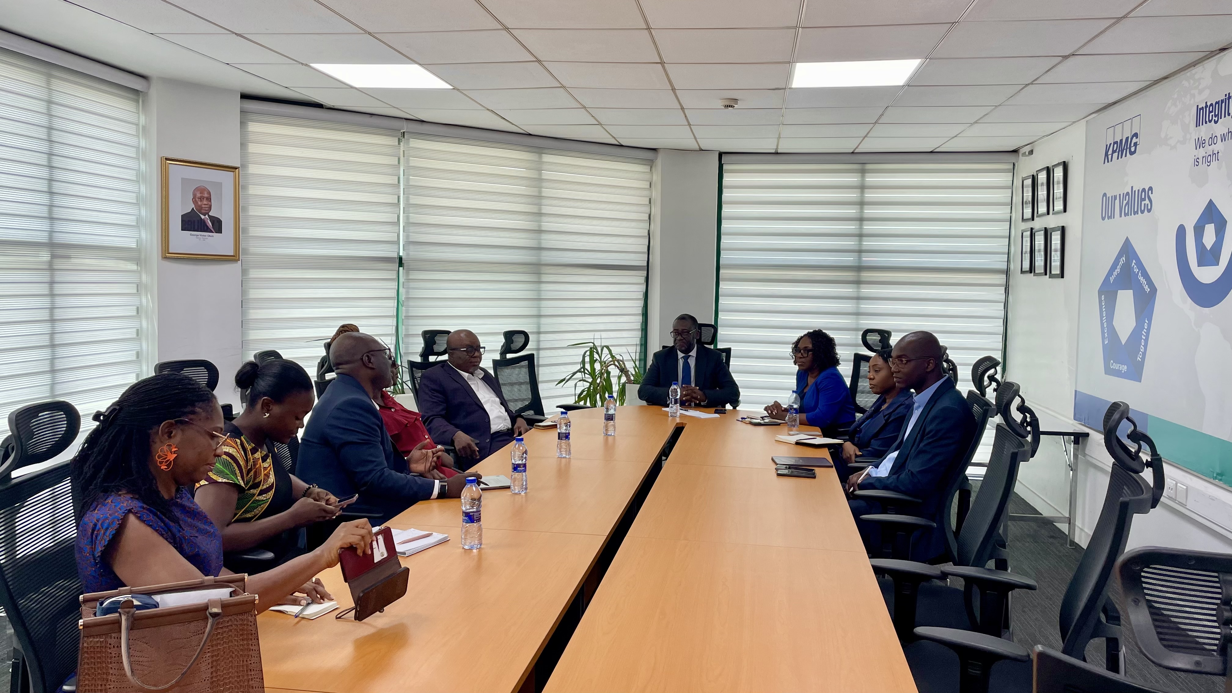 UGBS Alumni Relations Unit Visits KPMG to Deepen Institutional Ties