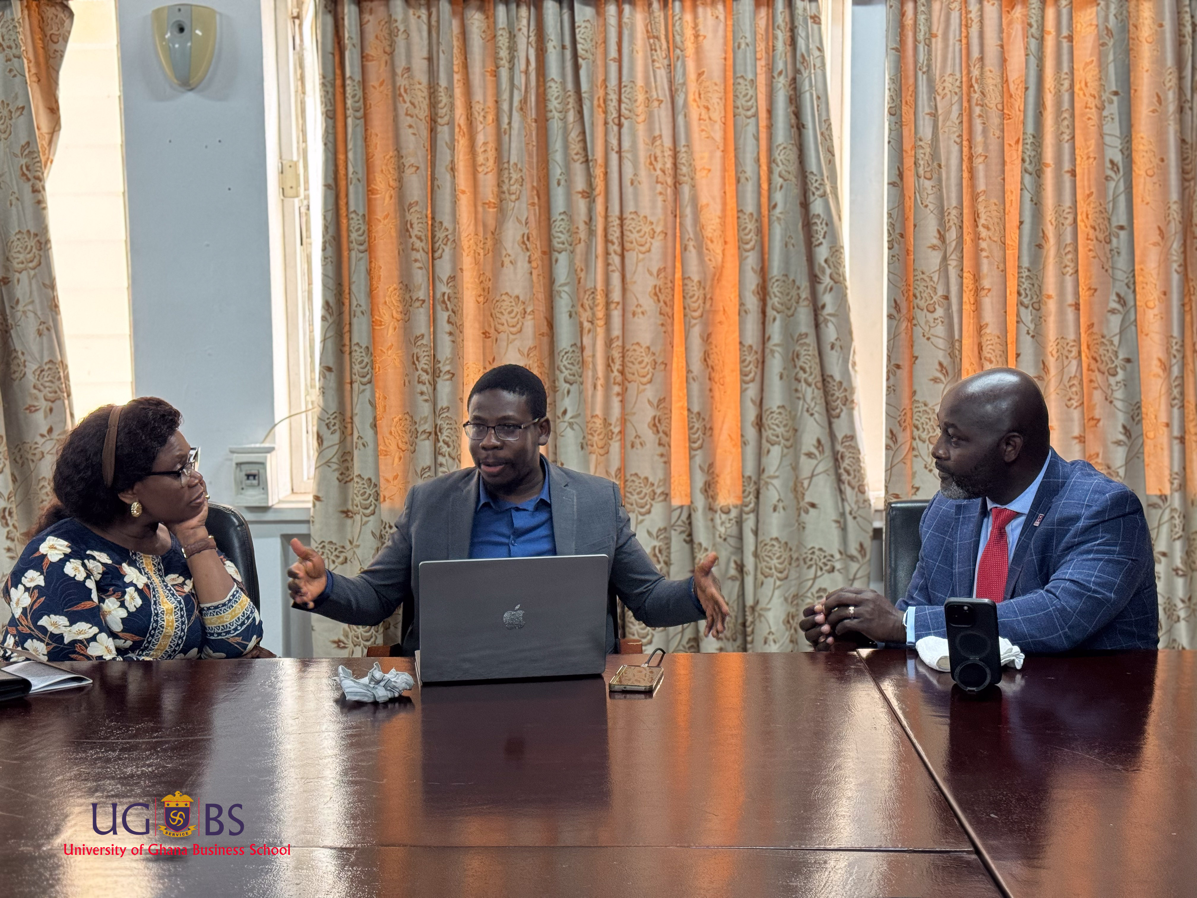 UGBS Engages Dr. Kwame O. Adu-Gyamfi of Rutgers University on Collaboration Opportunities