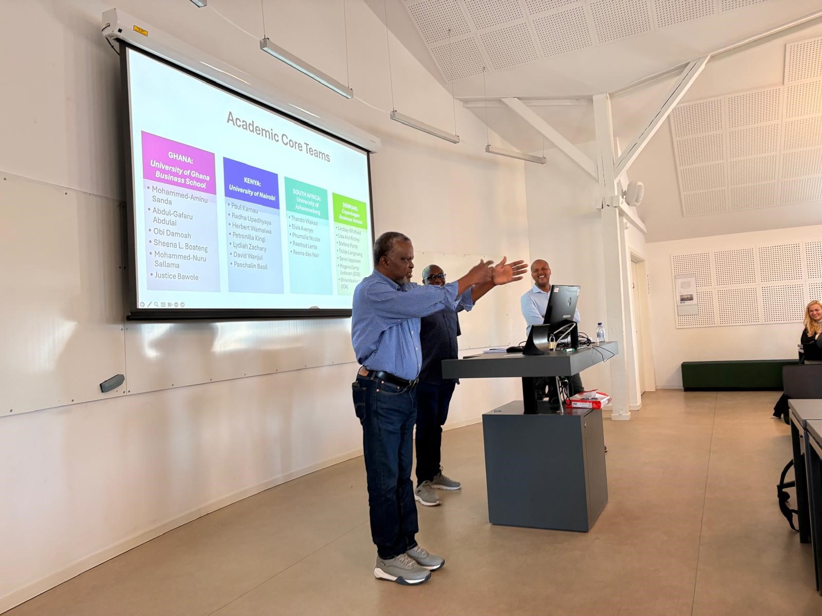 UGBS Team Participates in Africa, Business and Society Project Workshop at Copenhagen Business School